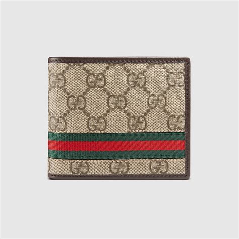 Gucci gg supreme web wallet